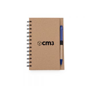 Brindes Personalizados - Caderno de Anotações Espiral com Post It e Caneta