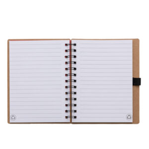 Brindes Personalizados - Caderno de Anotações com Símbolo Reciclável