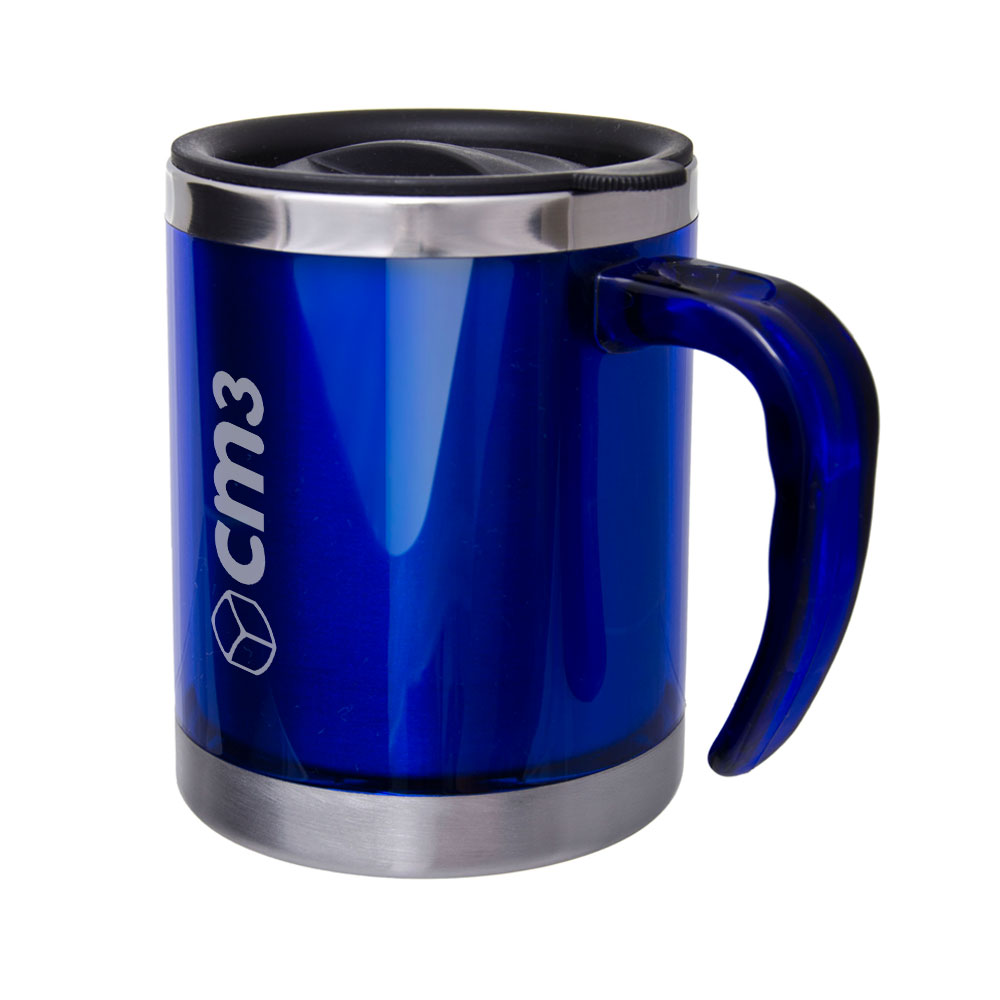 Canecas De Acrilico Personalizadas Em Americana Sp Caneca Acrilica E Inox Com Tampa 400 Ml Cm3 Brindes