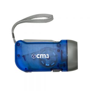 Brindes Personalizados - Lanterna Plástica de Dínamo Personalizada