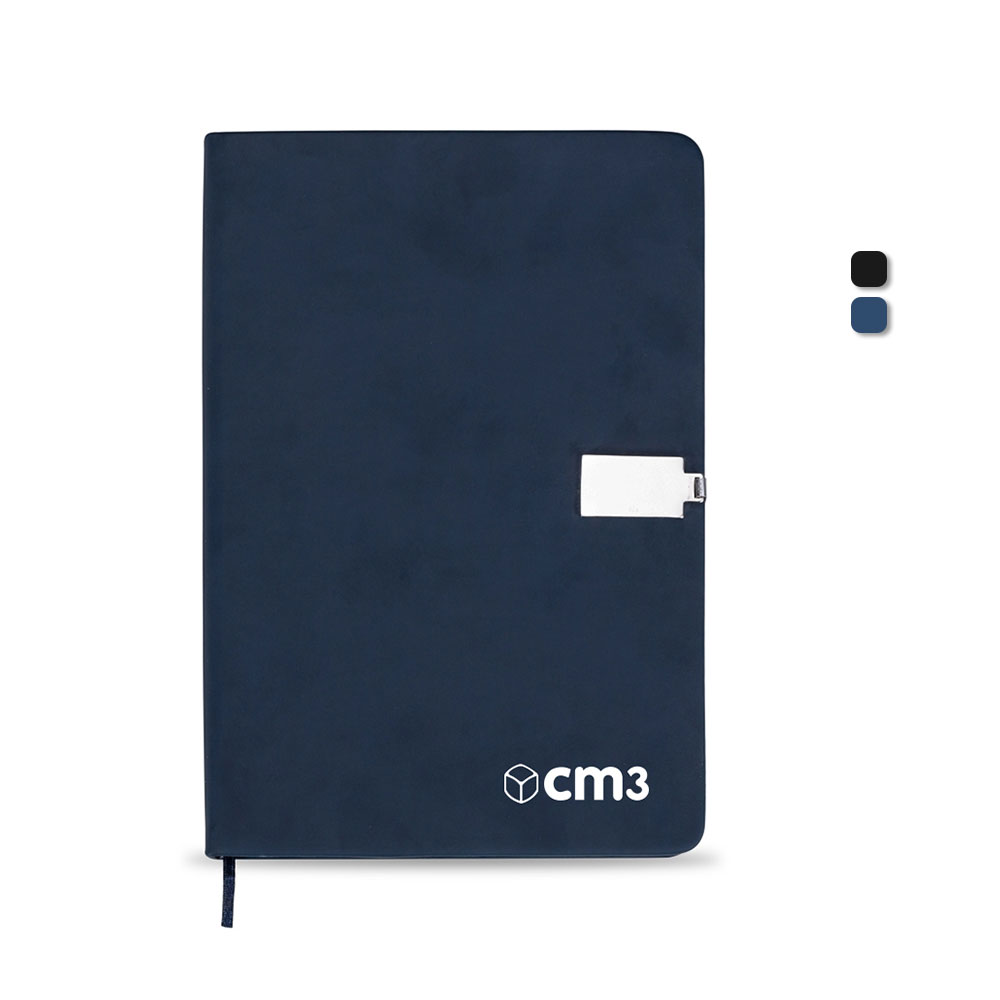 Brindes Personalizados - Moleskine Emborrachado com Fecho Pautado Personalizado
