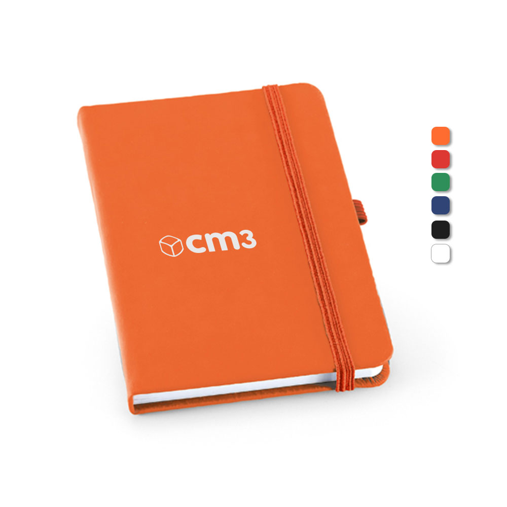Brindes Personalizados - Moleskine Emborrachado com Porta Caneta Personalizado