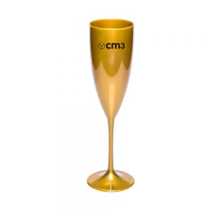 Brindes Personalizados - Taça Champanhe Metalizado 170ml