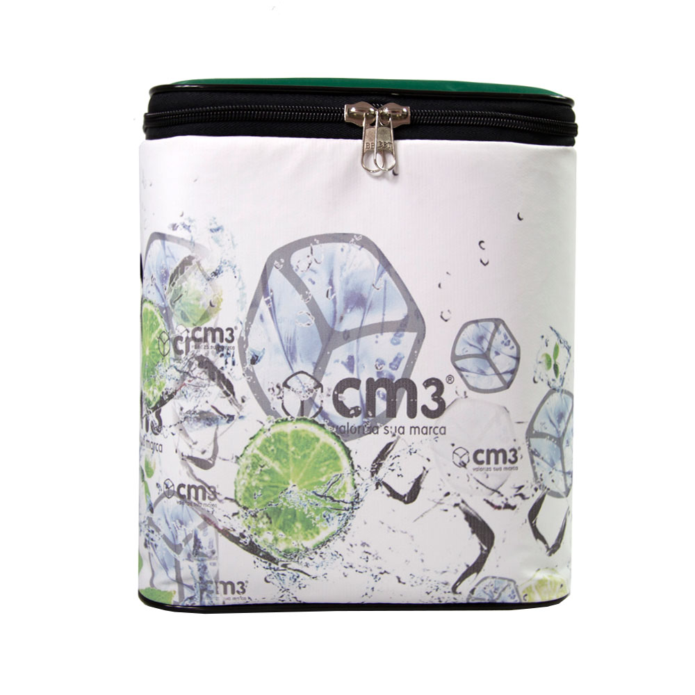 Brindes Personalizados - Bolsa Térmica Lemon Ice Média - 9,7 Litros