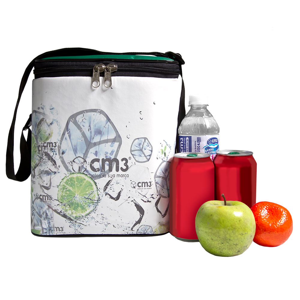 Brindes Personalizados - Bolsa Térmica Lemon Ice Média - 9,7 Litros