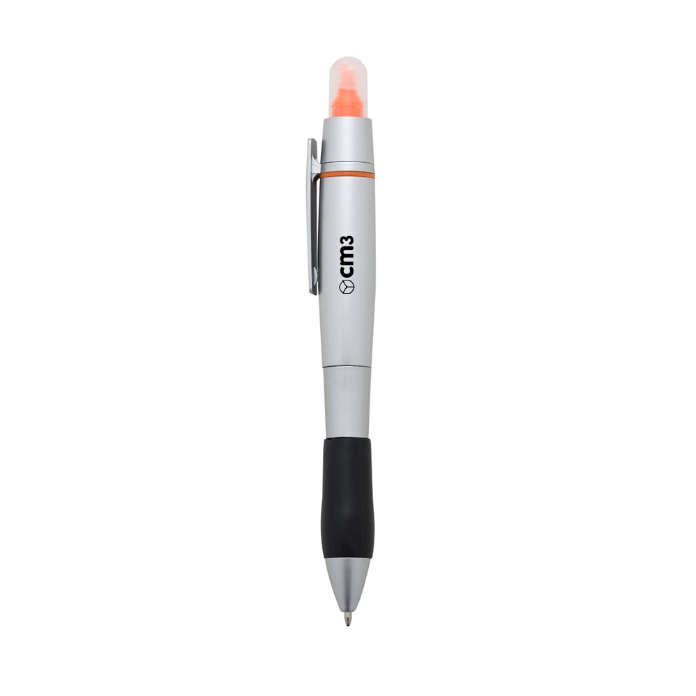Brindes Personalizados - Caneta Plástica e Marca Texto Liege