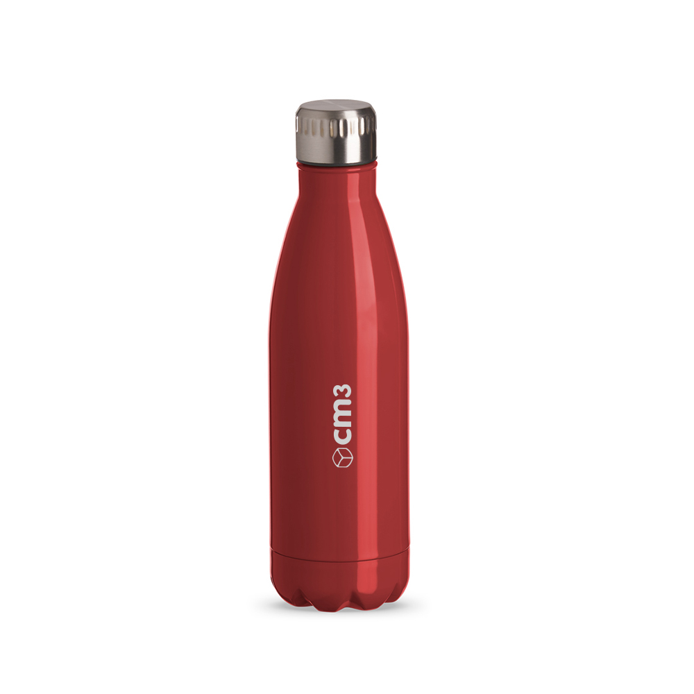 Brindes Personalizados - Garrafa Aço Inox Lisa Brilho 750ml
