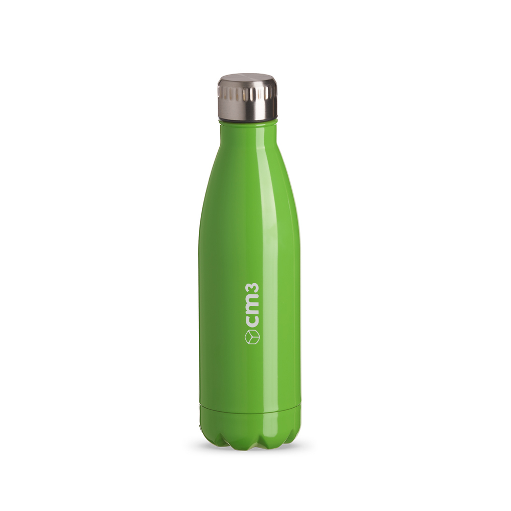 Brindes Personalizados - Garrafa Aço Inox Lisa Brilho 750ml