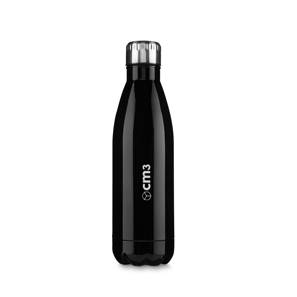 Brindes Personalizados - Garrafa Aço Inox Lisa Brilho 750ml