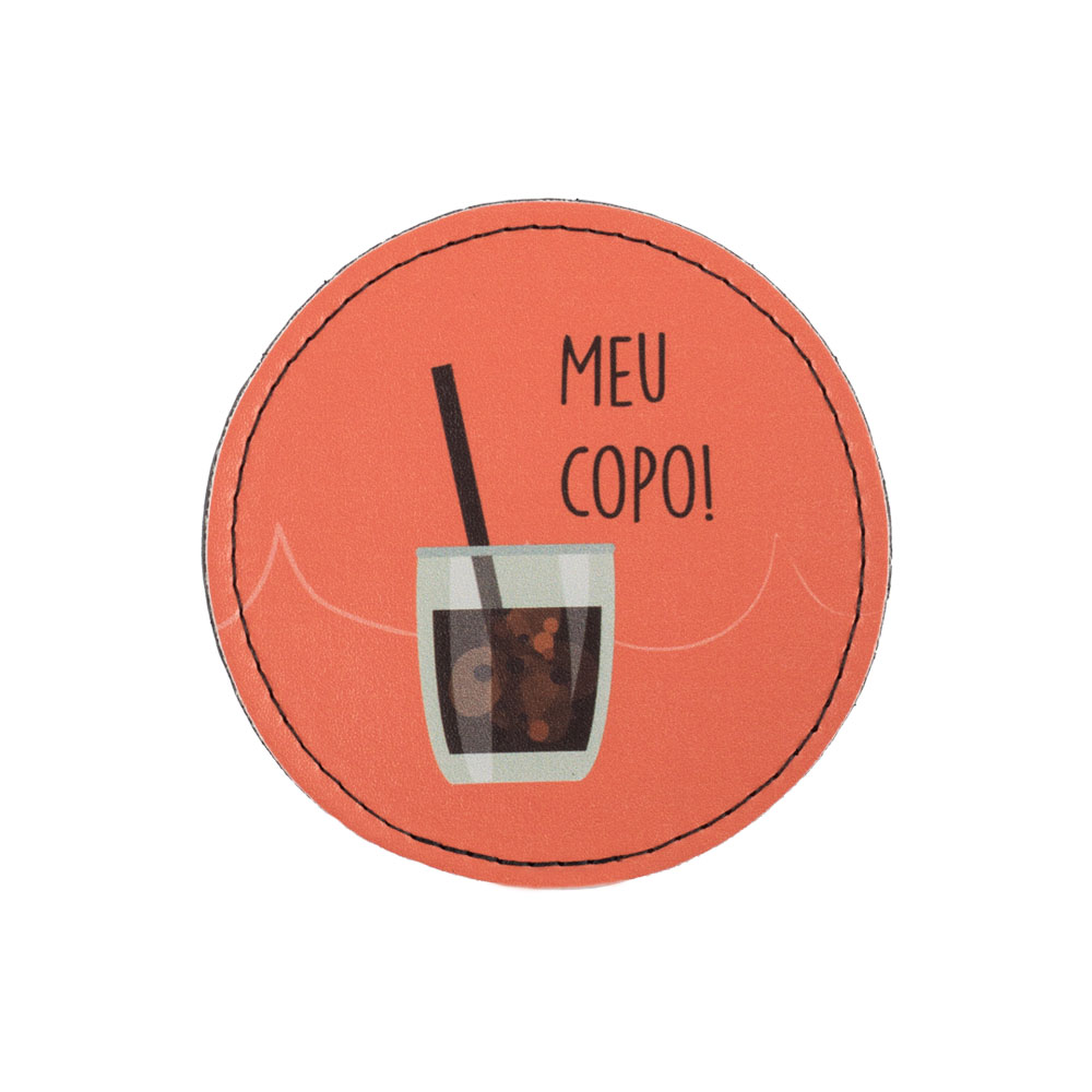 Brindes Personalizados - Kit Porta Copos Digital – 6 Peças