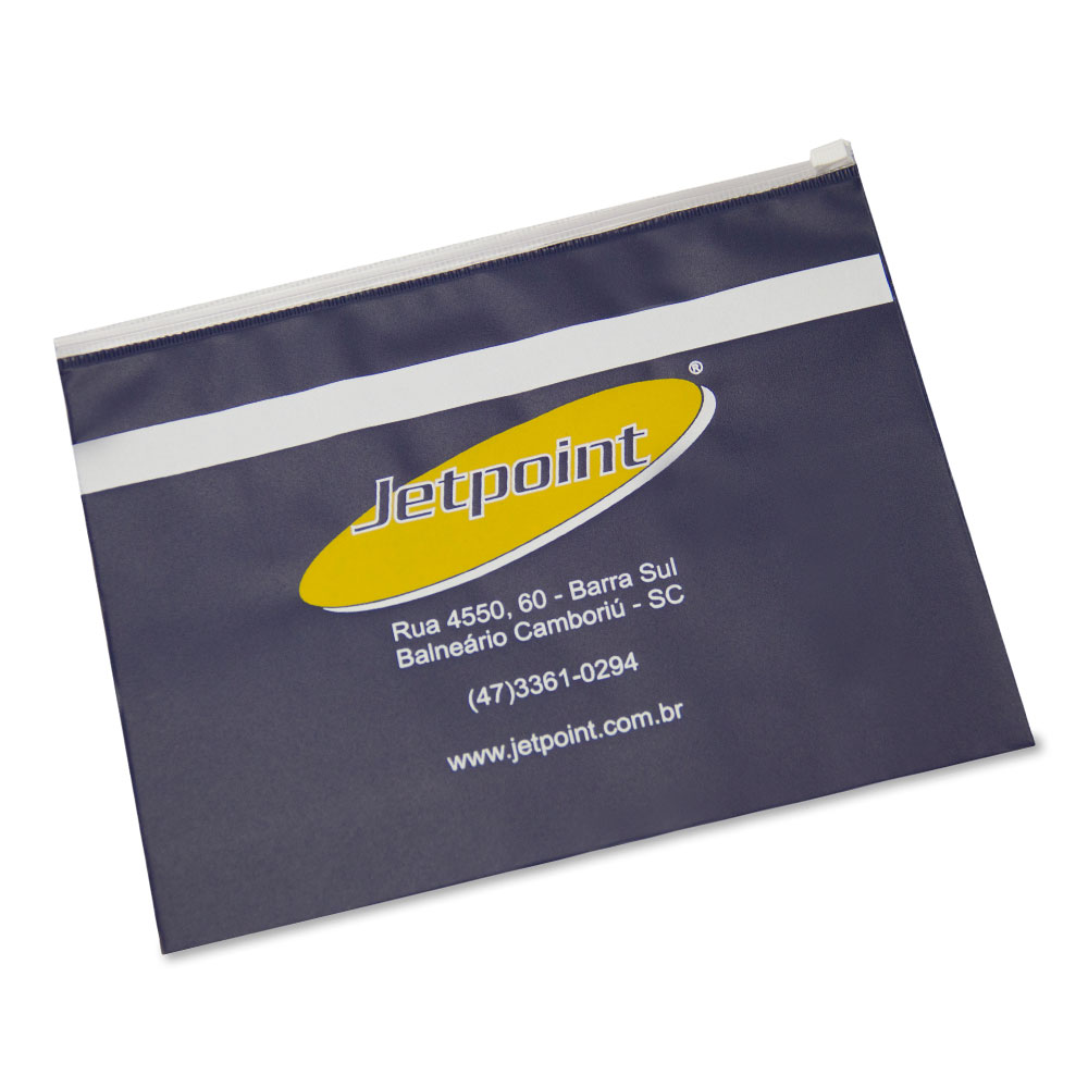 Brindes Personalizados - Pasta Zip-Zap PVC