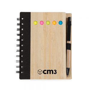 Brindes Personalizados - Caderno de Anotações com Caneta e Post-It