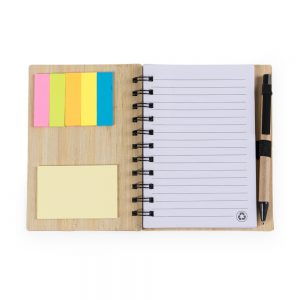 Brindes Personalizados - Caderno de Anotações com Caneta e Post-It