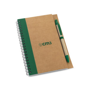 Brindes Personalizados - Caderno de Anotações Ecológico com Caneta