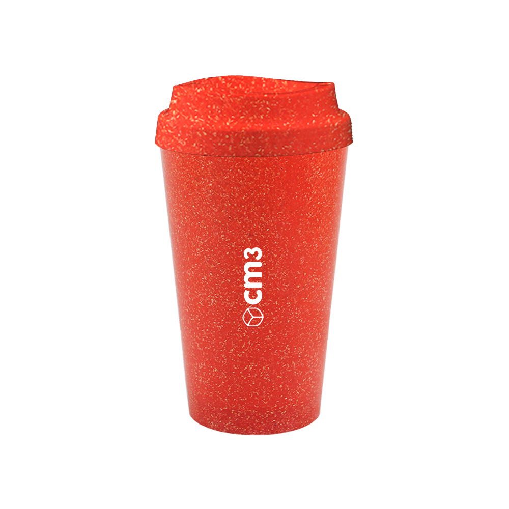 Brindes Personalizados - Copo para Café com Tampa 320ml Ecológico