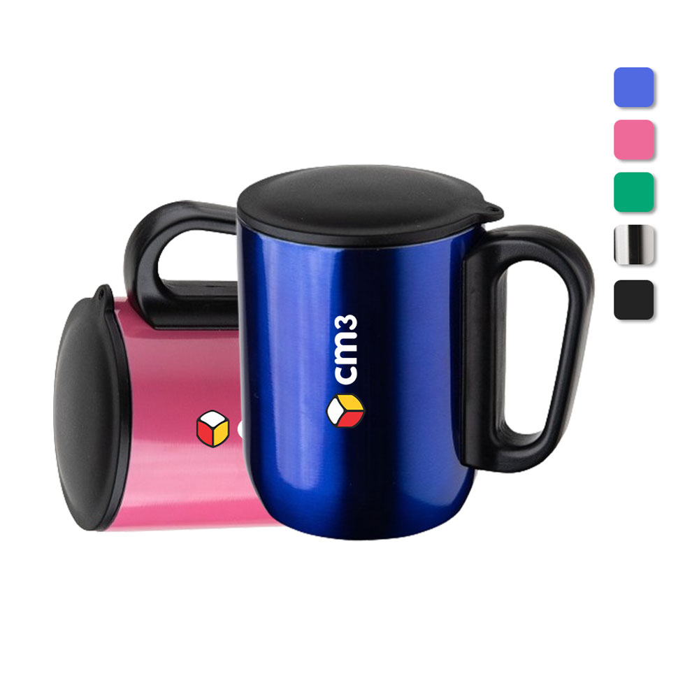 Brindes Personalizados - Caneca Inox Parede Dupla 230ml Personalizada