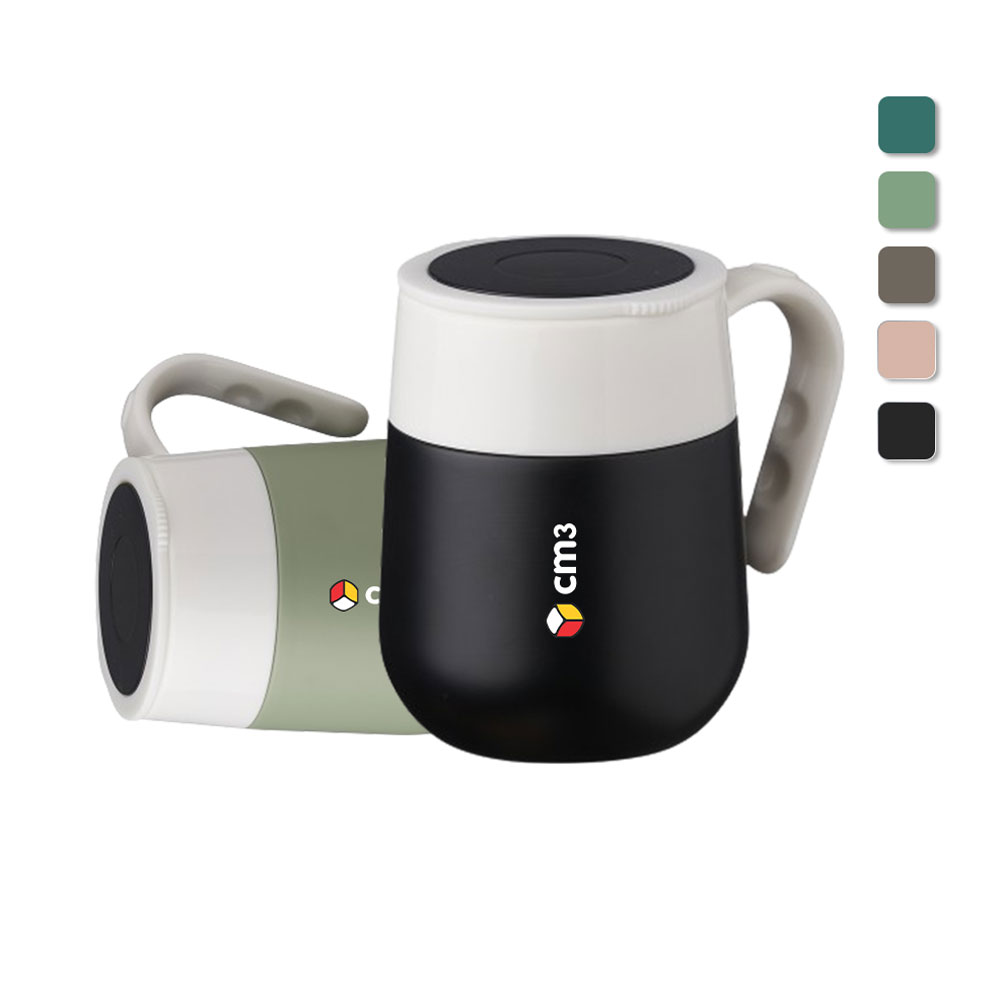 Brindes Personalizados - Caneca Térmica com Termômetro Digital 500ml Personalizada