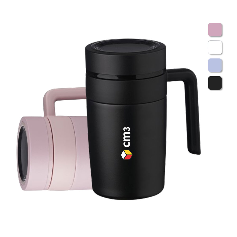 Brindes Personalizados - Caneca Térmica com Termômetro Digital 500ml Personalizada
