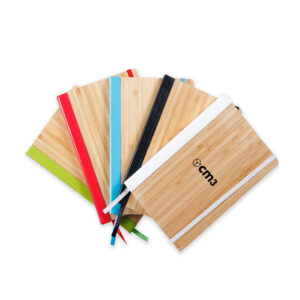 Brindes Personalizados - Caderno de Anotações Bambu Personalizado