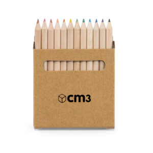 Brindes Personalizados - Caixa de Lápis de Cor 12 Cores Personalizado