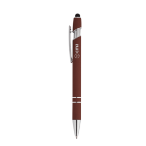 Brindes Personalizados - Caneta Metal Touch Emborrachada Personalizada