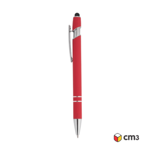 Brindes Personalizados - Caneta Metal Touch Emborrachada Personalizada
