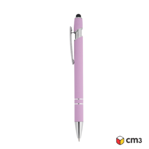 Brindes Personalizados - Caneta Metal Touch Emborrachada Personalizada