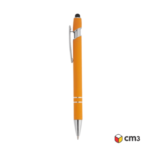 Brindes Personalizados - Caneta Metal Touch Emborrachada Personalizada