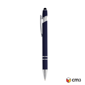 Brindes Personalizados - Caneta Metal Touch Emborrachada Personalizada