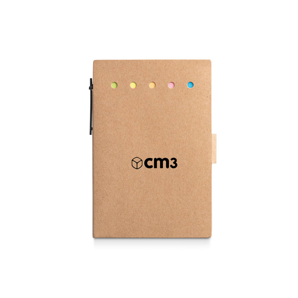Brindes Personalizados - Caderno de Anotações com Post It Caneta Personalizado