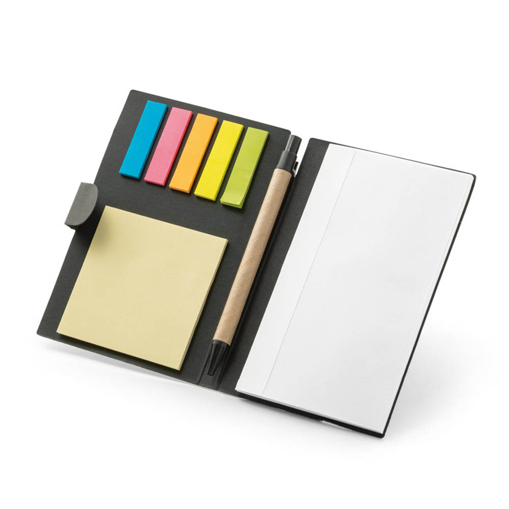 Brindes Personalizados - Caderno de Anotações com Post It Caneta Personalizado