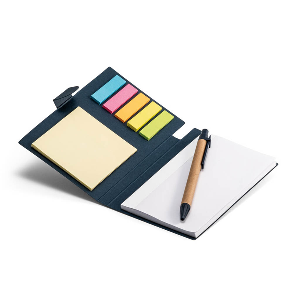 Brindes Personalizados - Caderno de Anotações com Post It Caneta Personalizado