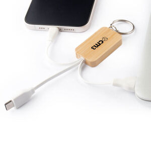 Brindes Personalizados - Chaveiro Bambu USB Personalizado