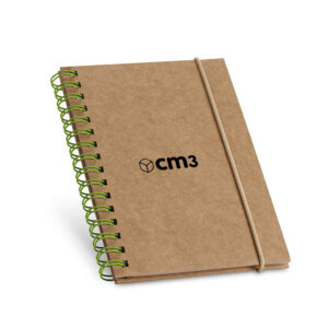 Brindes Personalizados - Caderno de Anotações Pautado Espiral Personalizado