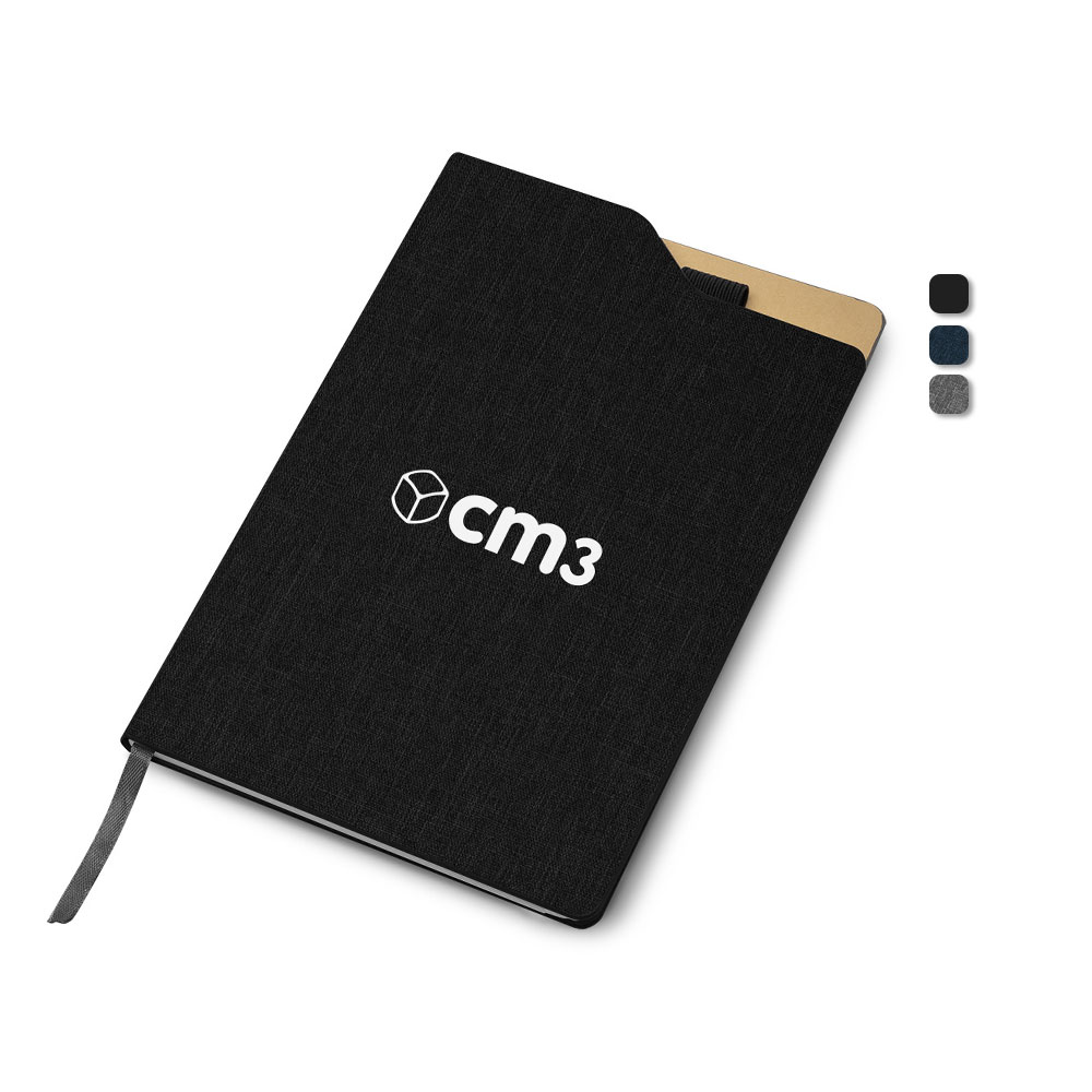 Brindes Personalizados - Caderno de Anotações rPET Pautado Personalizado