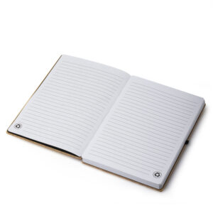 Brindes Personalizados - Caderno de Anotações Bambu Pautado Personalizado
