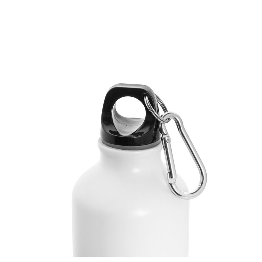 Brindes Personalizados - Garrafa Metal com Mosquetão 550ml Personalizada