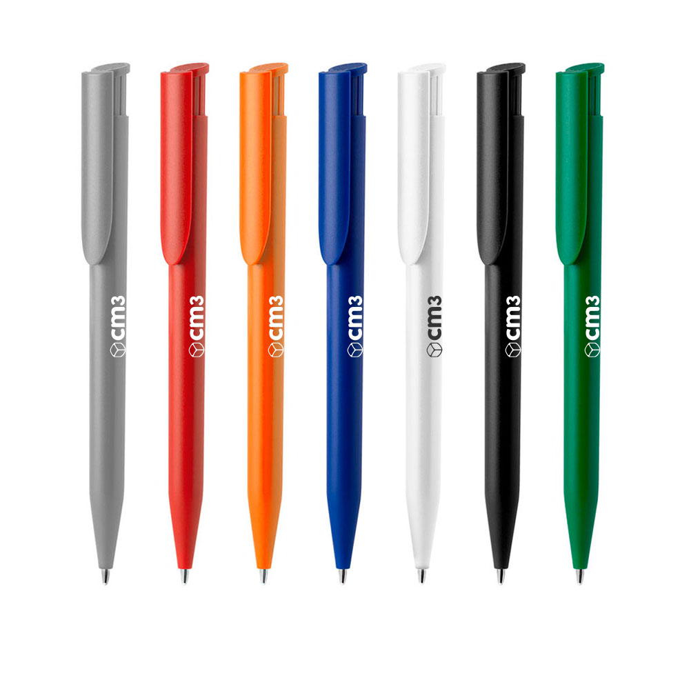 Brindes Personalizados - Caneta Plástica Corpo Color Personalizada