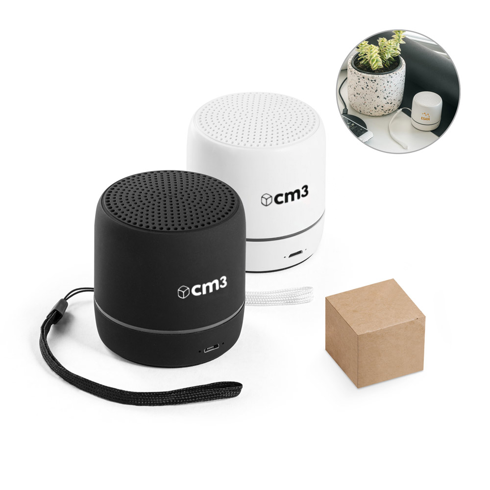 Brindes Personalizados - Caixa de Som com LED Personalizada