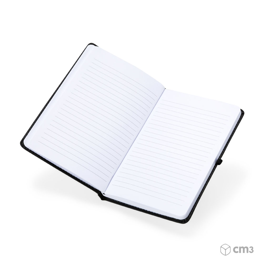 Brindes Personalizados - Moleskine Couro Sintético com Costura Pautado Personalizado