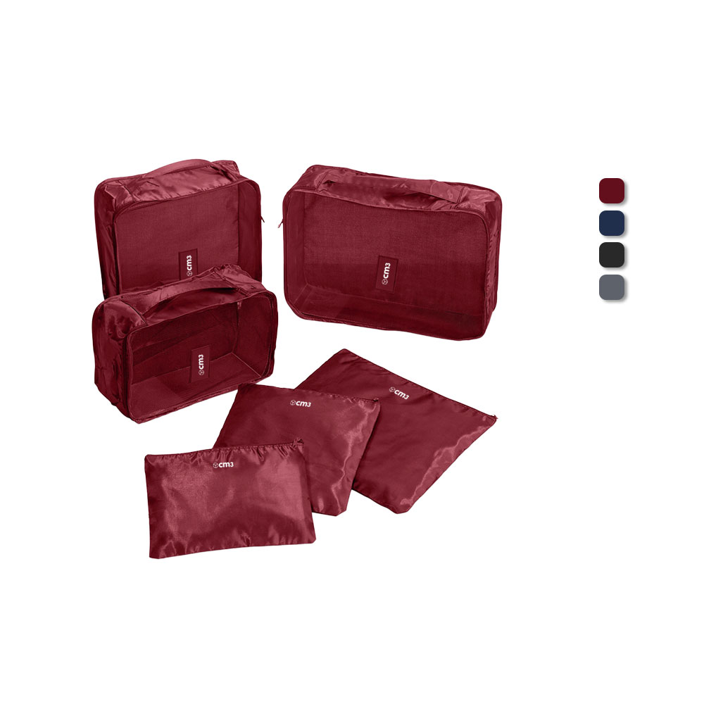 Brindes Personalizados - Organizador de Mala 6 Peças Personalizado