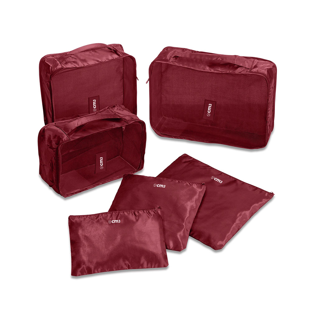 Brindes Personalizados - Organizador de Mala 6 Peças Personalizado
