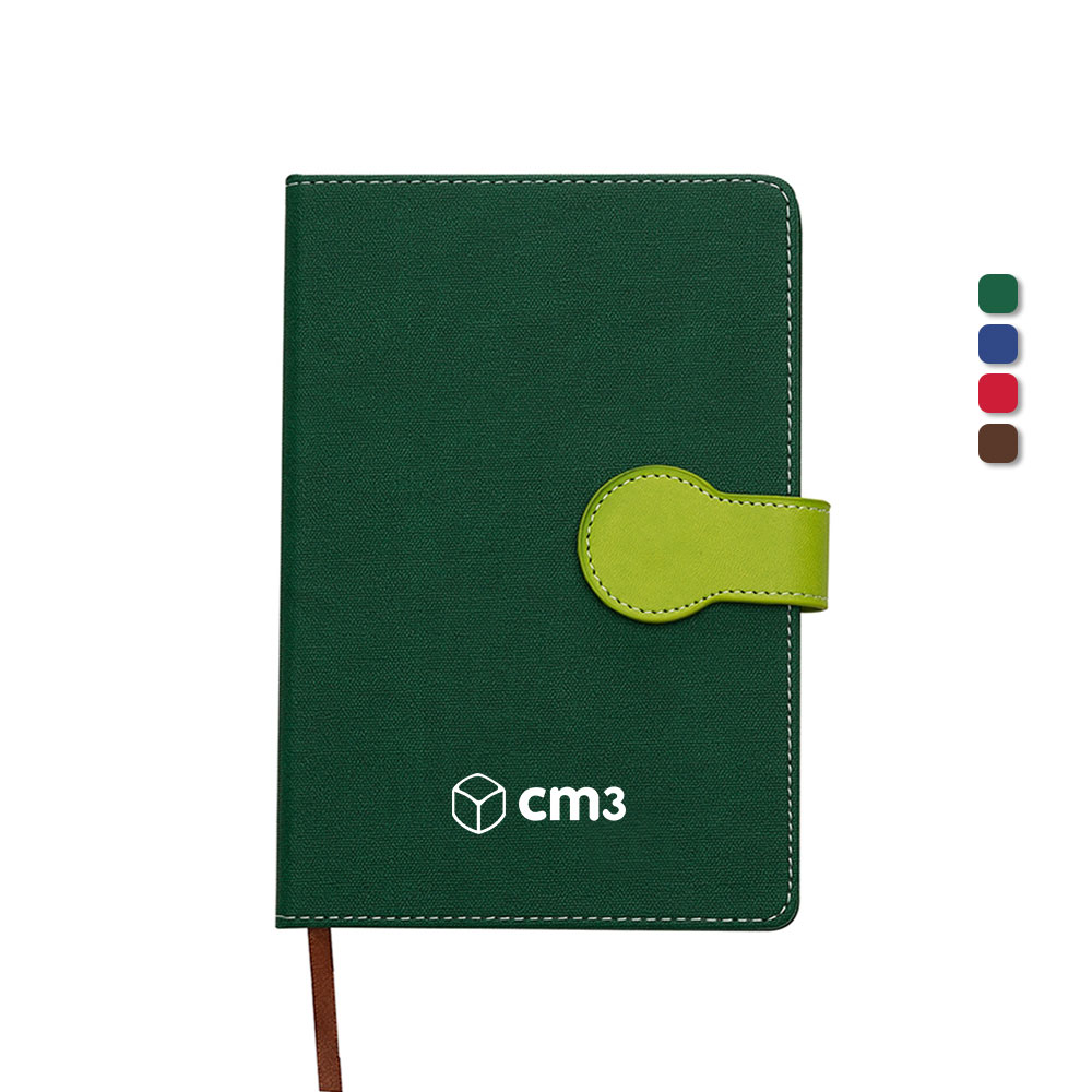 Brindes Personalizados - Caderno de Anotações Couro Sintético Personalizado