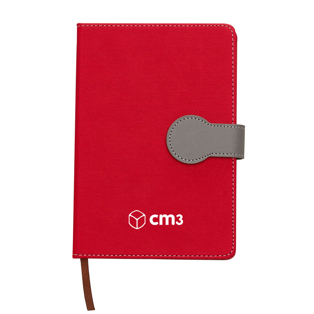 Brindes Personalizados - Caderno de Anotações Couro Sintético Personalizado