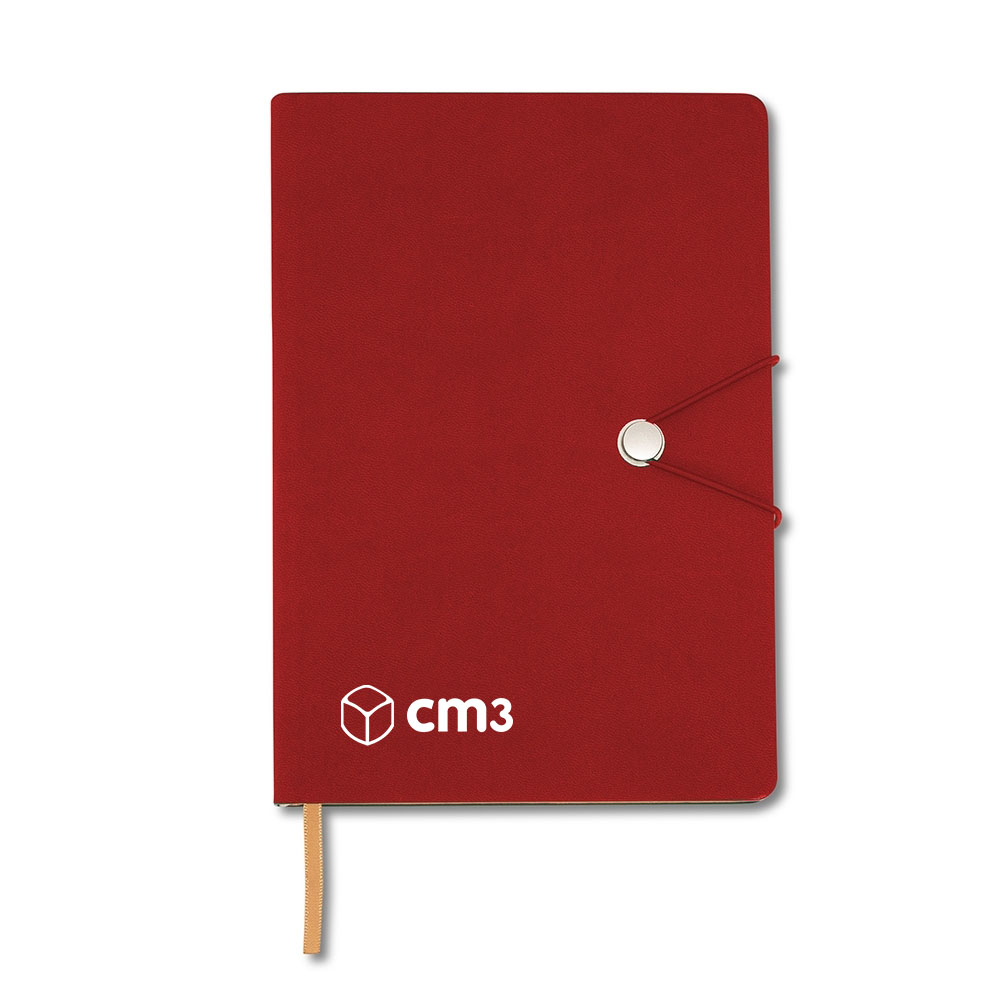 Brindes Personalizados - Caderno e Anotações com Fecho Pautado Personalizado