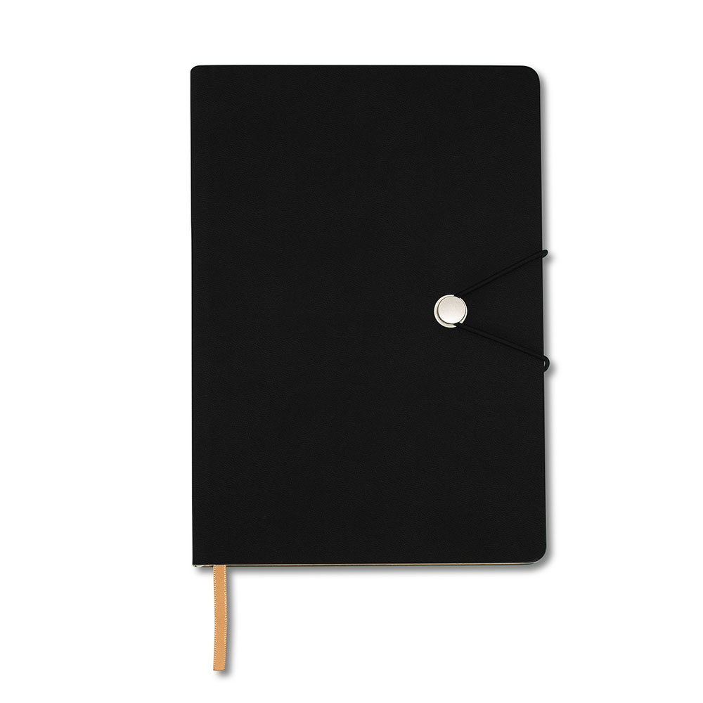 Brindes Personalizados - Caderno e Anotações com Fecho Pautado Personalizado