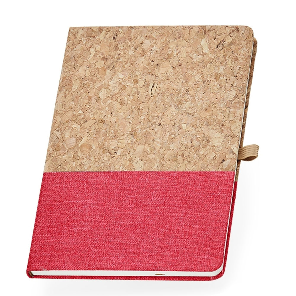 Brindes Personalizados - Caderno de Anotações Cortiça Pautado Personalizado