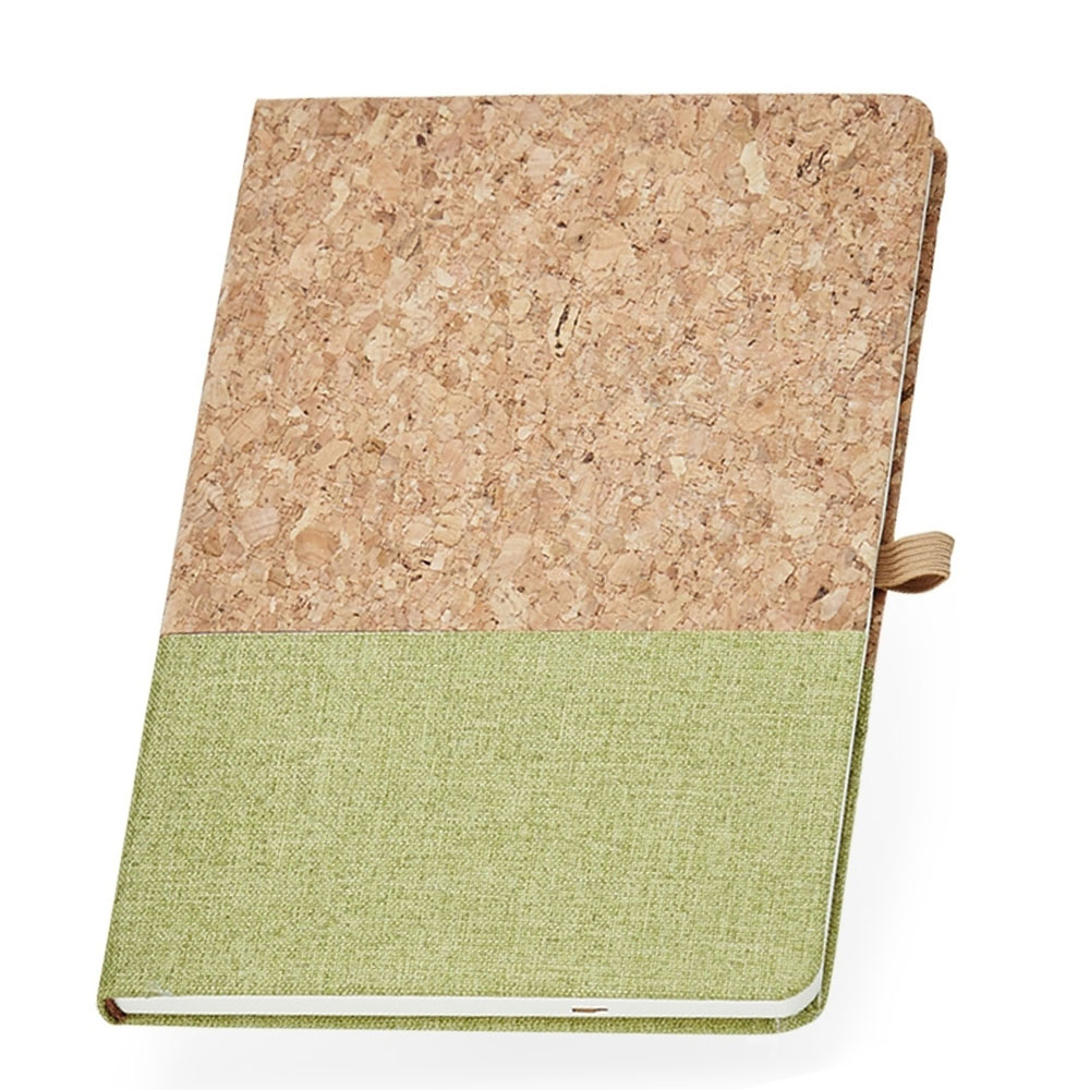 Brindes Personalizados - Caderno de Anotações Cortiça Pautado Personalizado