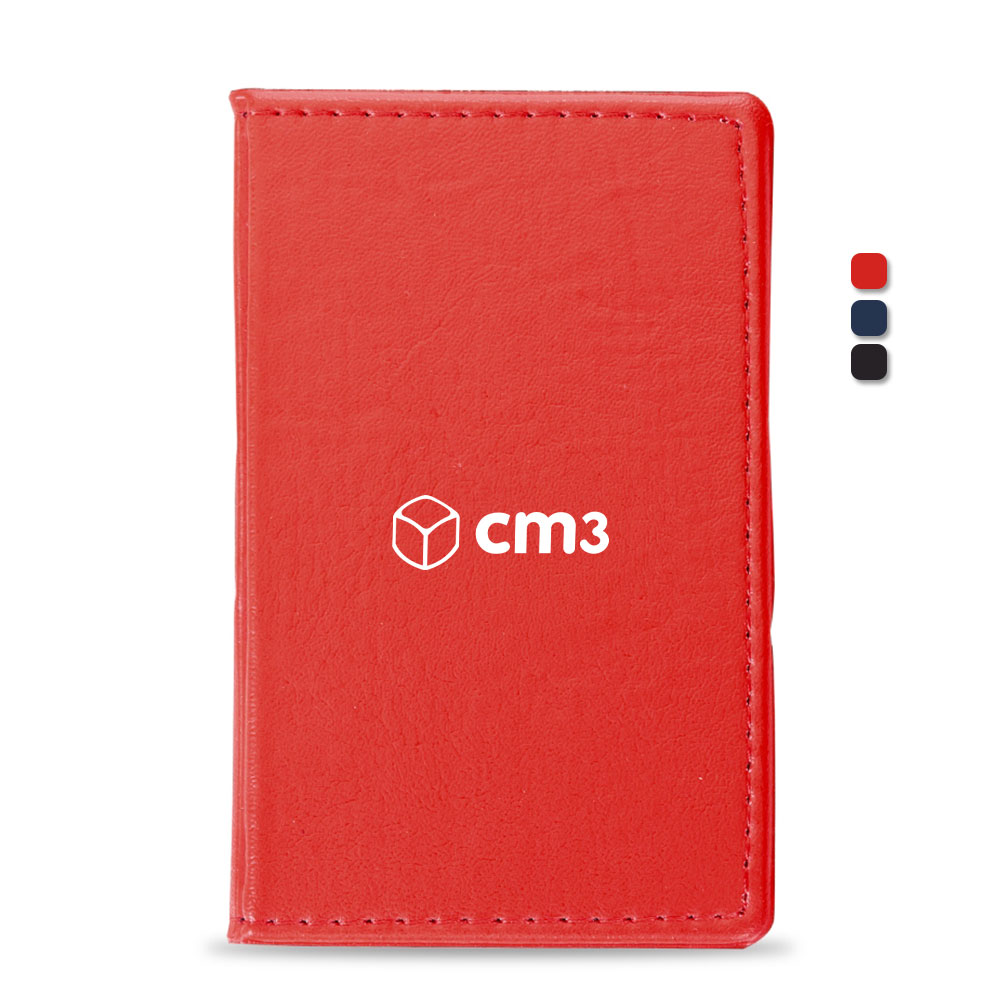 Brindes Personalizados - Caderno de Anotações Couro Sintético com Post It Personalizado