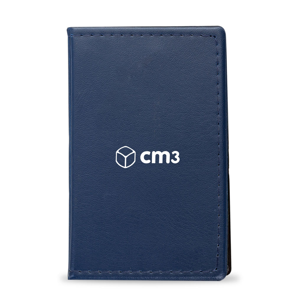 Brindes Personalizados - Caderno de Anotações Couro Sintético com Post It Personalizado
